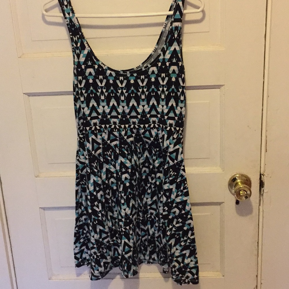 Geometric pattern dress